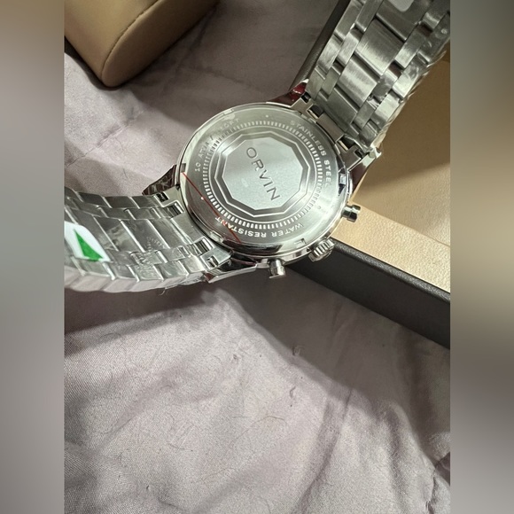 Orvin Emerald Steel Watch Model #OSD6 NWT - Picture 6 of 9